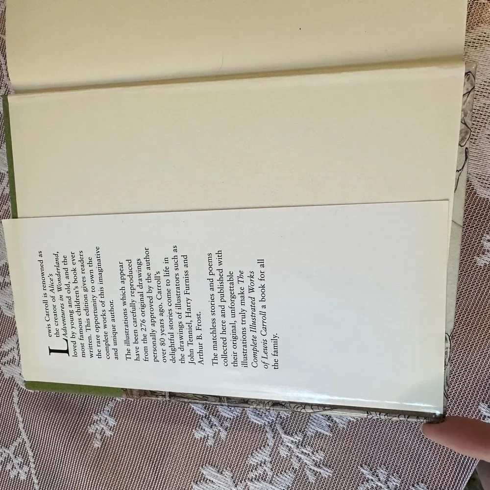 Vintage 90s Lewis Carroll Complete Illustrated‎ Works Chancellor Press
